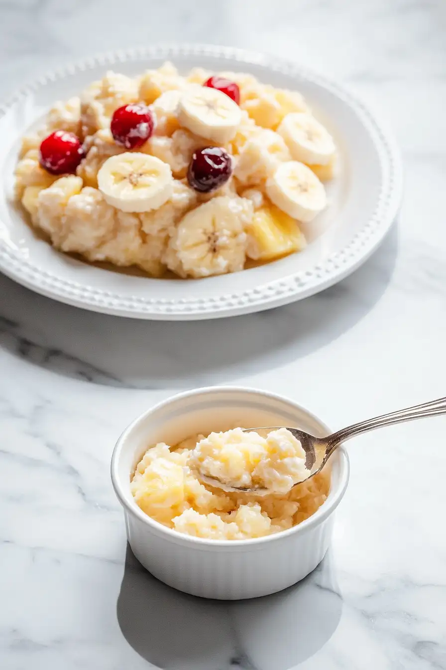Banana Pineapple Cherry Fluff 🍌🍍🍒