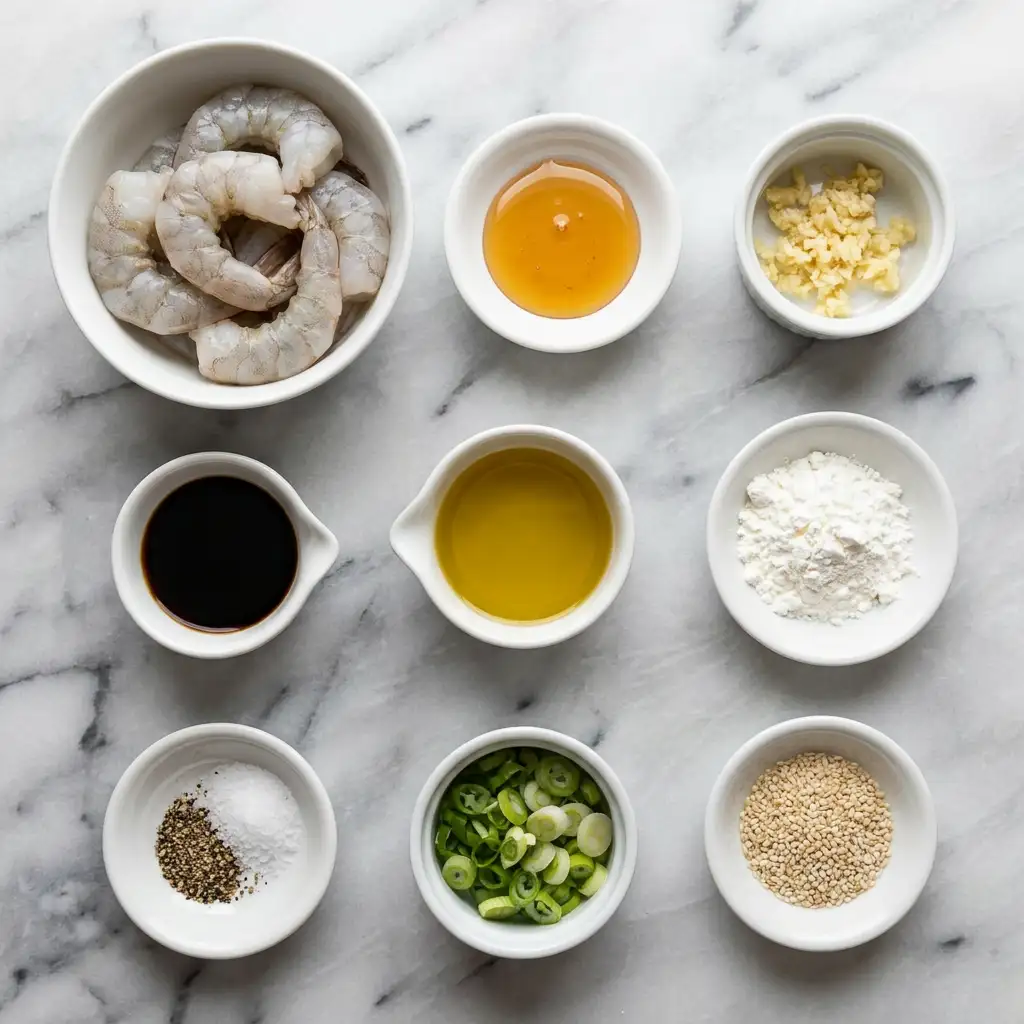 Ingredients for High-Protein Honey Garlic Shrimp: An Amazing Ultimate Recipe