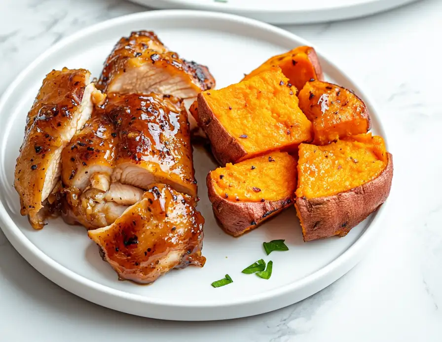 Discover the Best Honey Garlic Chicken and Sweet Potato Recipe for a Quick and Delicious Dinner
