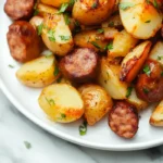 Oven Roasted Smoked Sausage and Potatoes Recipe