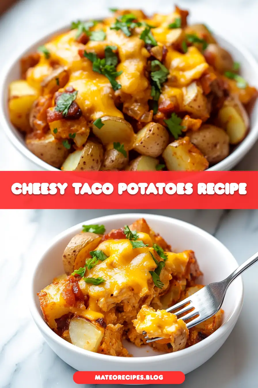 Cheesy Taco Potatoes