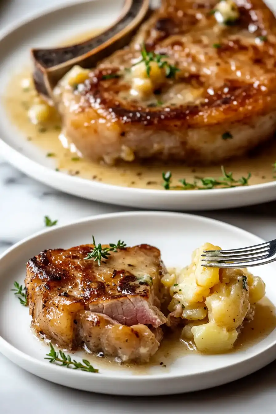 Classic Pork Chops and Scalloped Potatoes