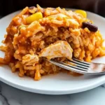 Chicken Enchilada Rice Casserole