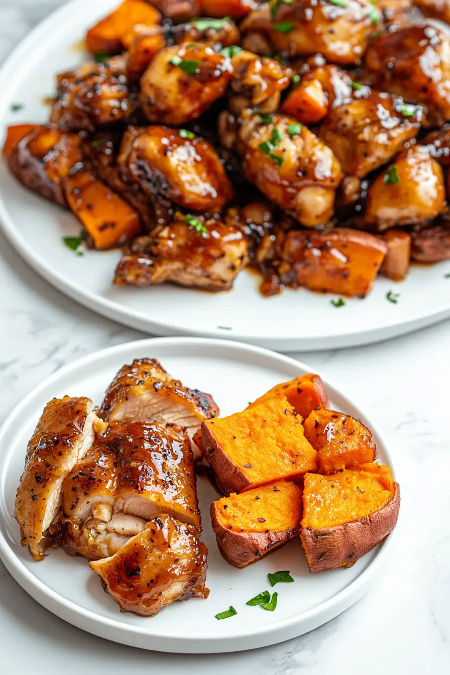 Discover the Best Honey Garlic Chicken and Sweet Potato Recipe for a Quick and Delicious Dinner
