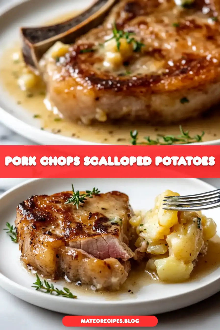 Classic Pork Chops and Scalloped Potatoes