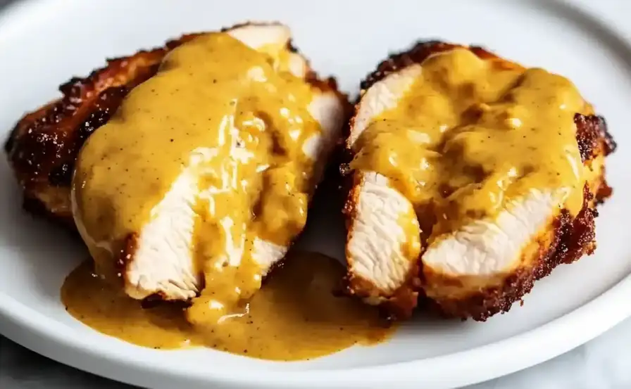 Pretzel Chicken with Mustard-Cheddar Sauce: An Amazing Ultimate Recipe