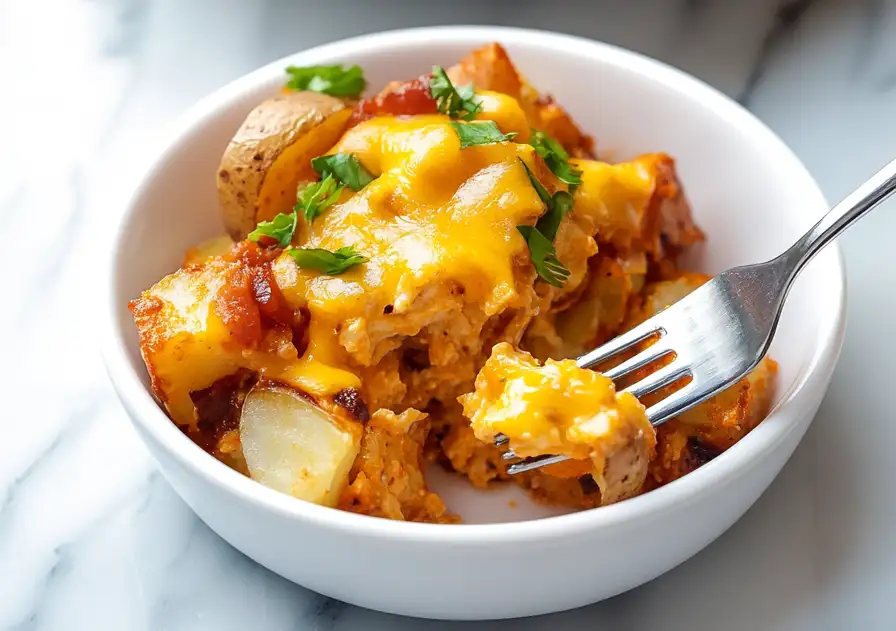 Cheesy Taco Potatoes