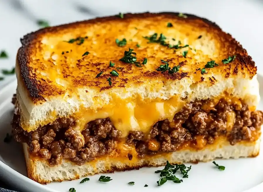 Ultimate Cheesy Ground Beef Melt