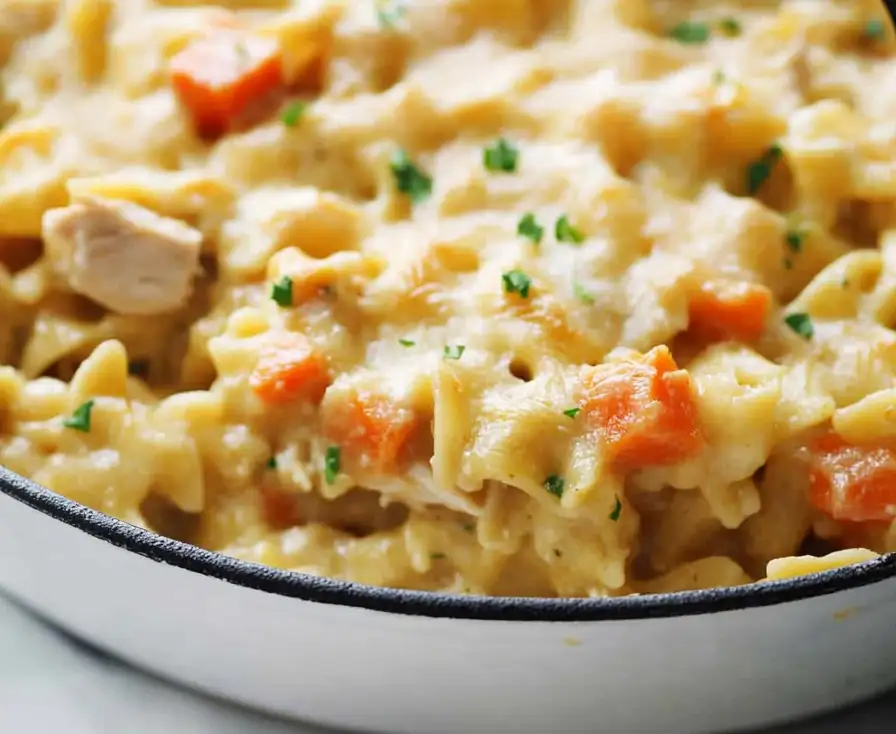 Quick Chicken Pot Pie Pasta