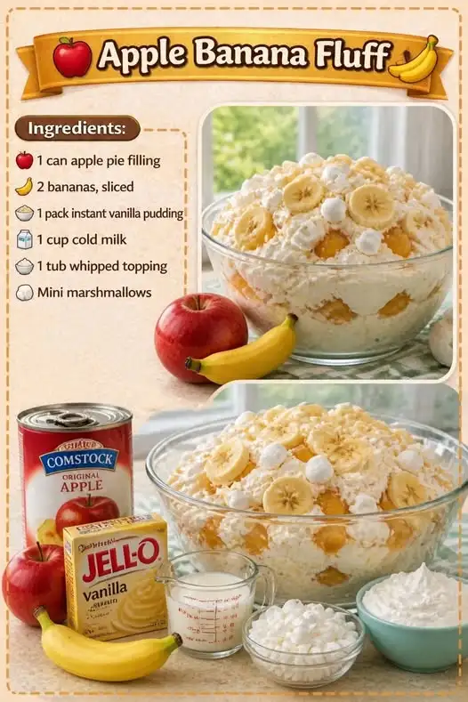 Apple Banana Fluff ๐๐