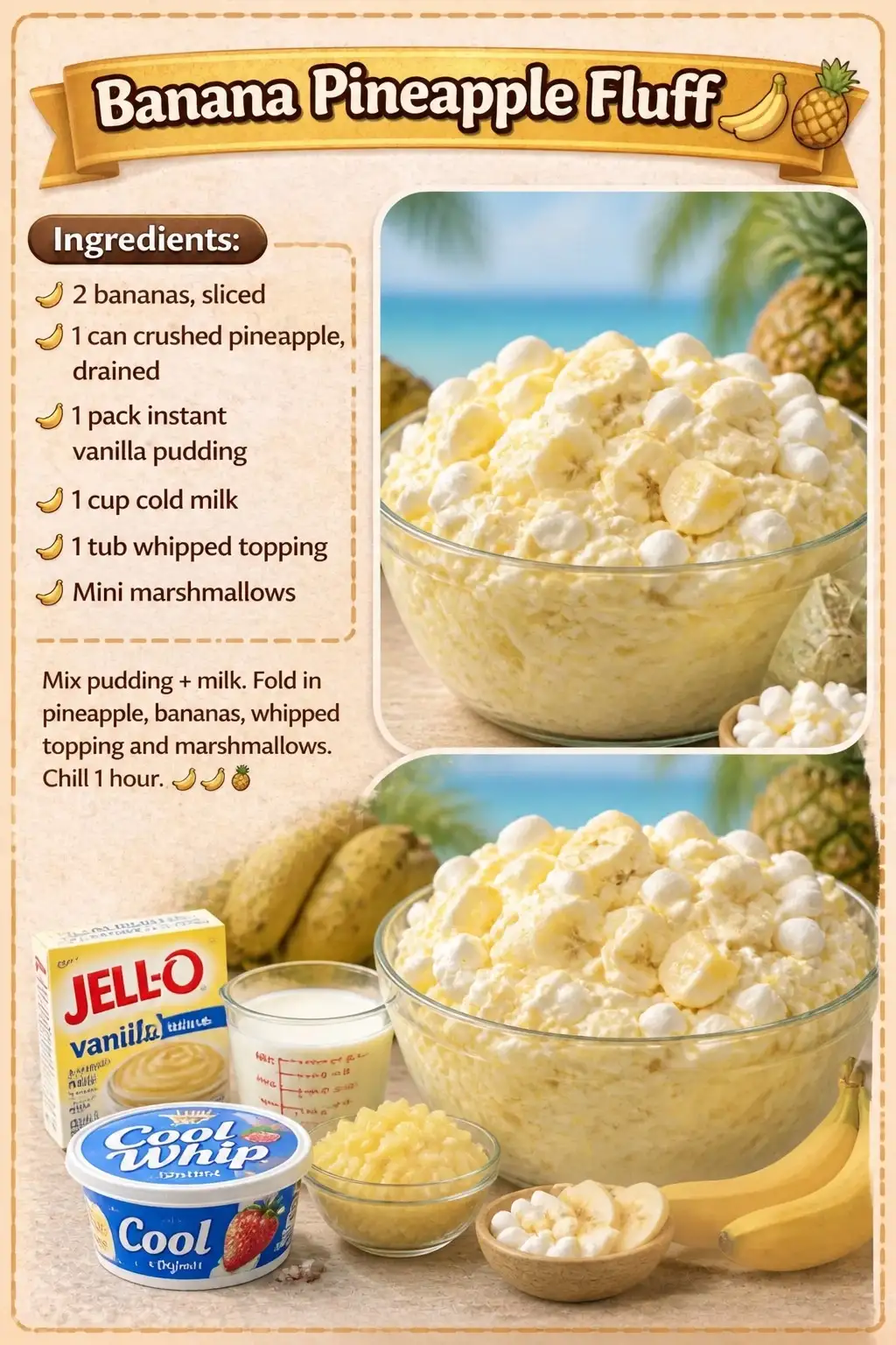 Banana Pineapple Fluff