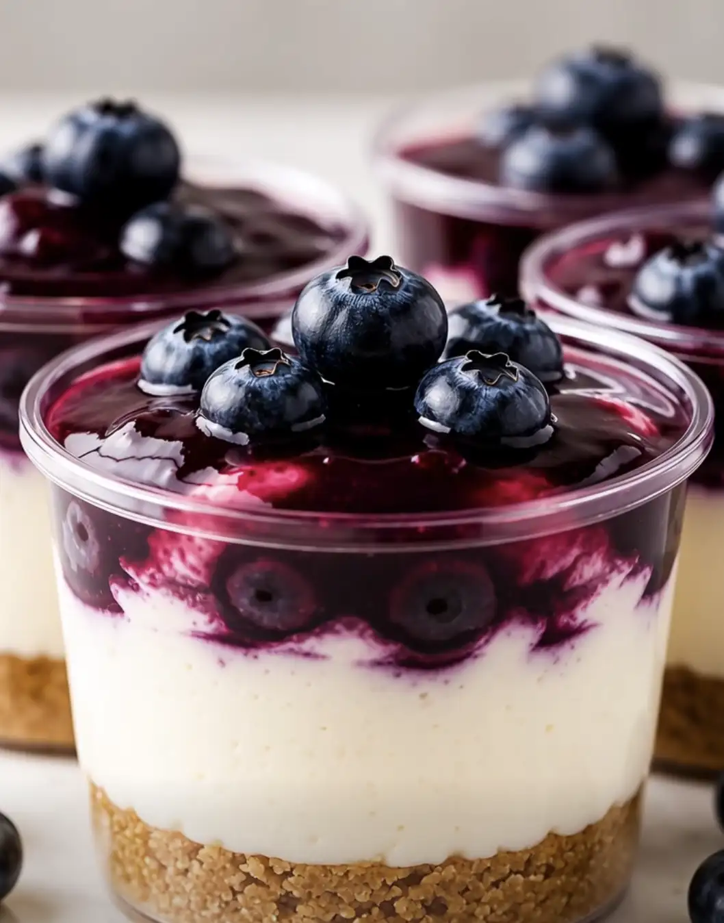 🫐 Blueberry Cheesecake Cups