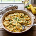 Parmesan baked yellow squash