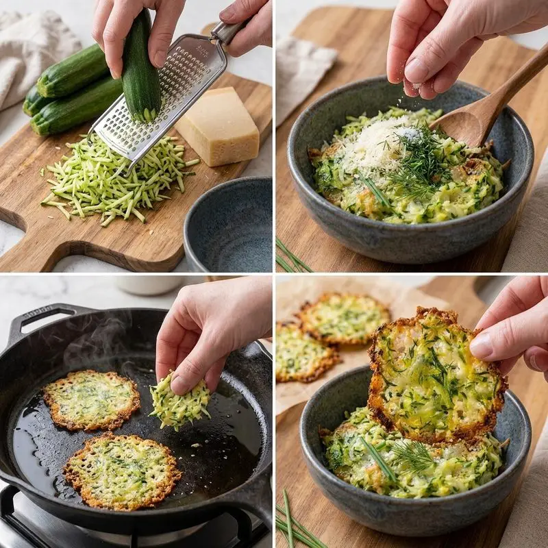 Zucchini Cheese Crisps
