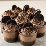 Chocolate Oreo Cheesecake Cups