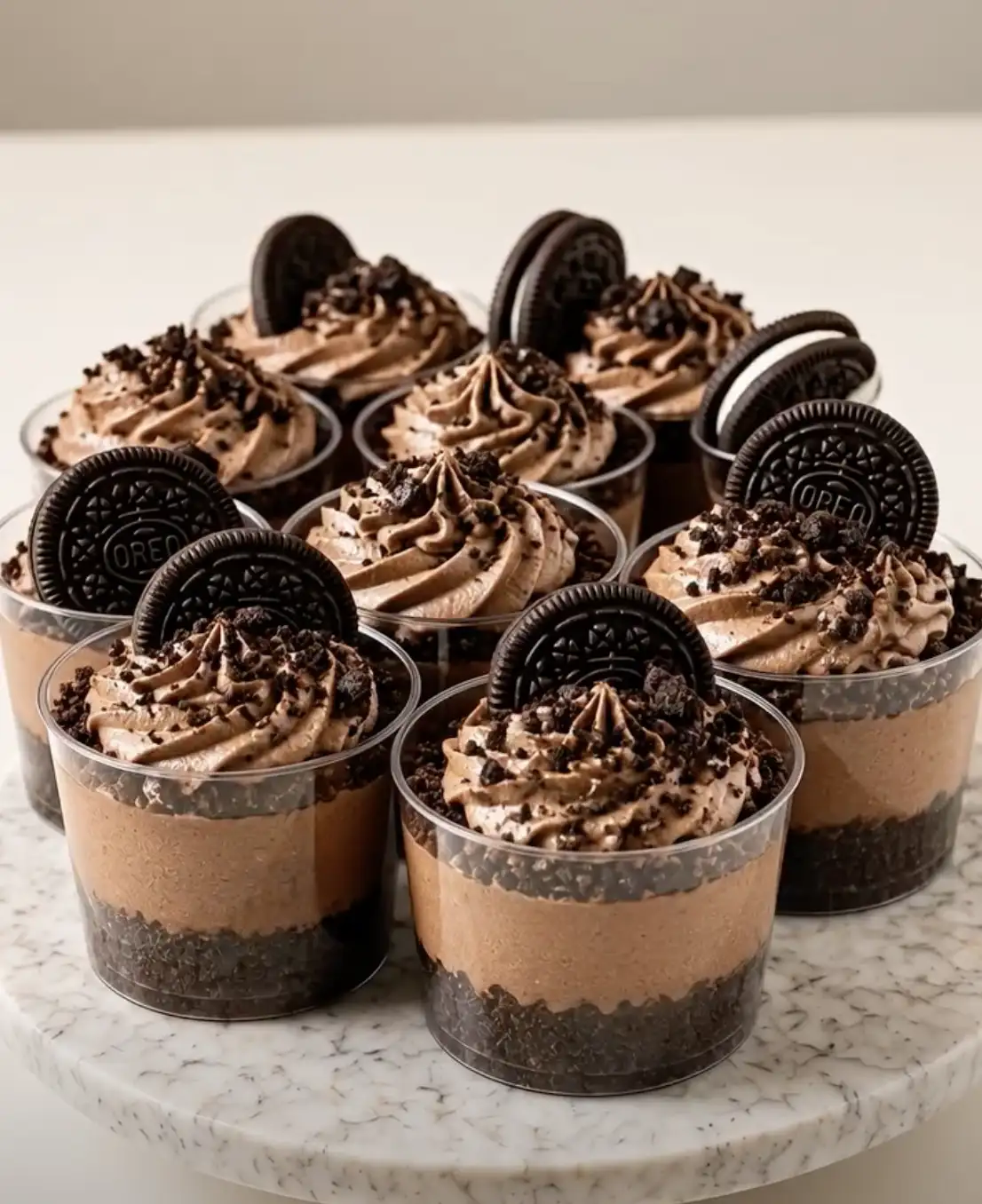 Chocolate Oreo Cheesecake Cups