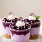 Grape Cheesecake Cups