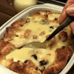 Bread Pudding with Vanilla Sauce