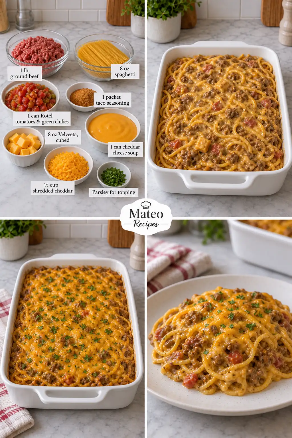 Ultra-Cheesy Taco Spaghetti