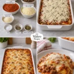 Cheesy Beef Ravioli Bake
