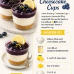 Lemon Blueberry Cheesecake Cups