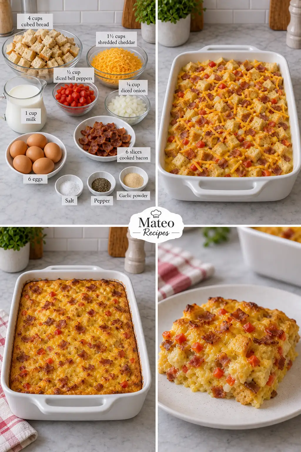 Cheesy Bacon Breakfast Casserole