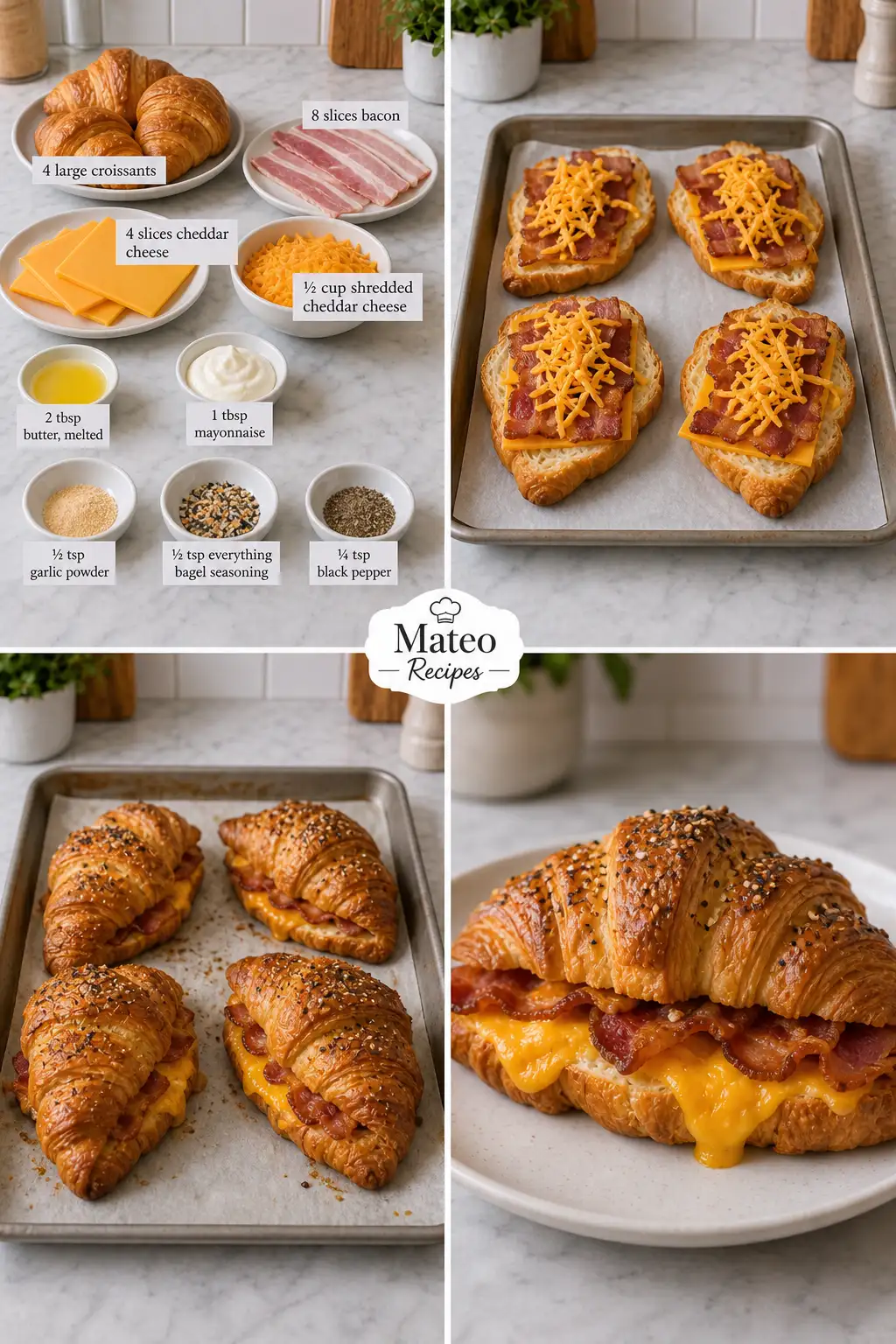 Bacon Cheese Croissant