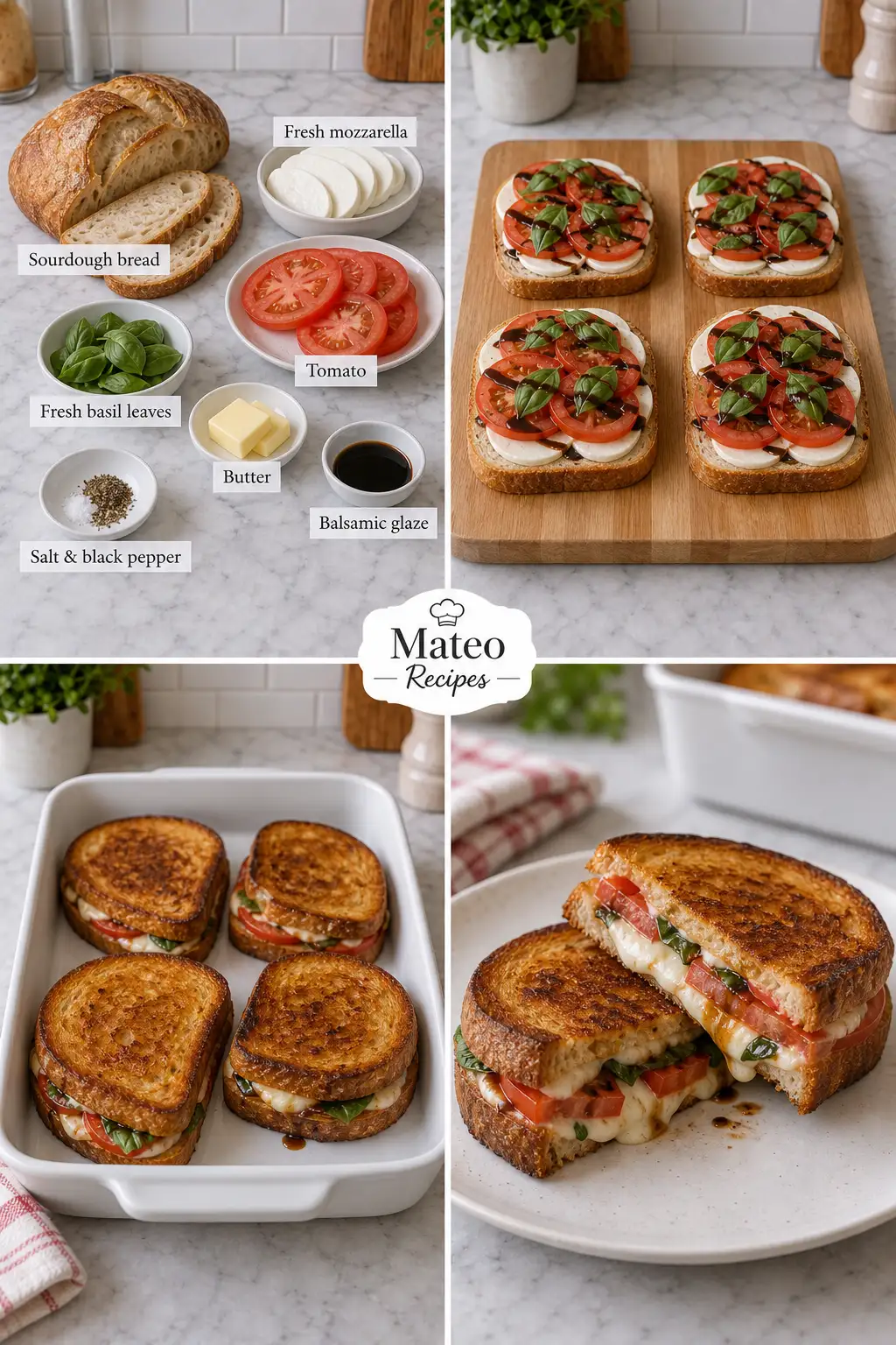 Caprese Grilled Cheese