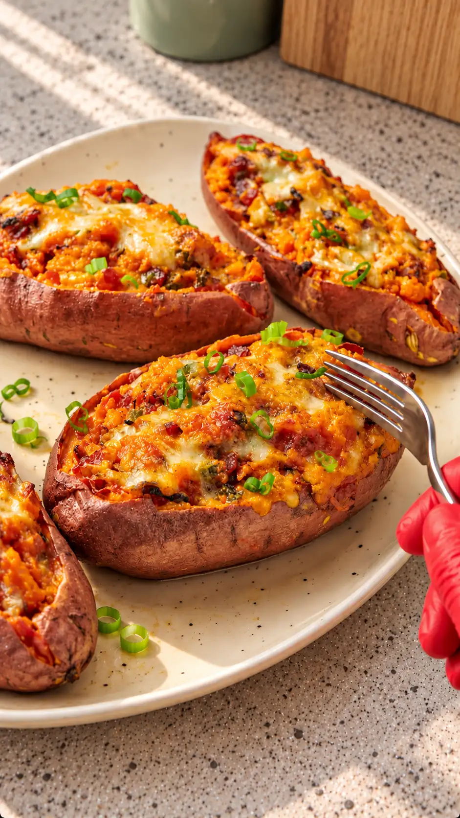 Sweet Bd Loaded Twice-Baked Sweet Potatoes | Mateo Recipes Delight