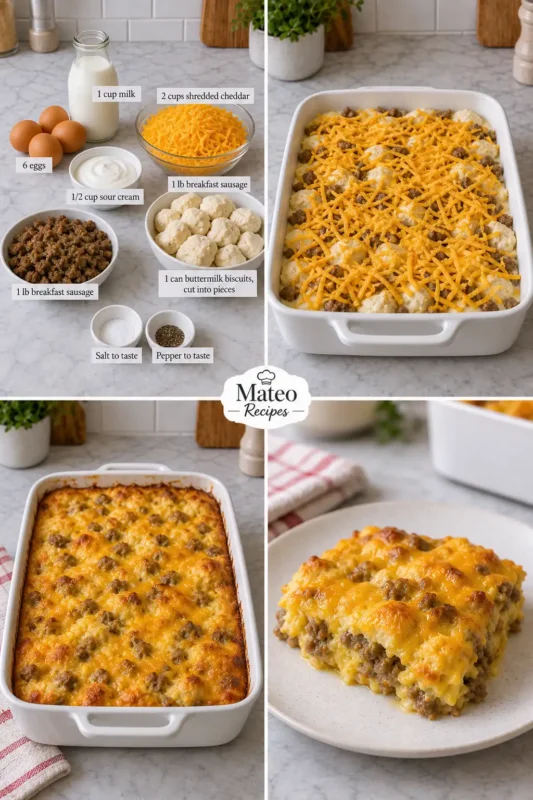 Cheesy Sausage Breakfast Casserole