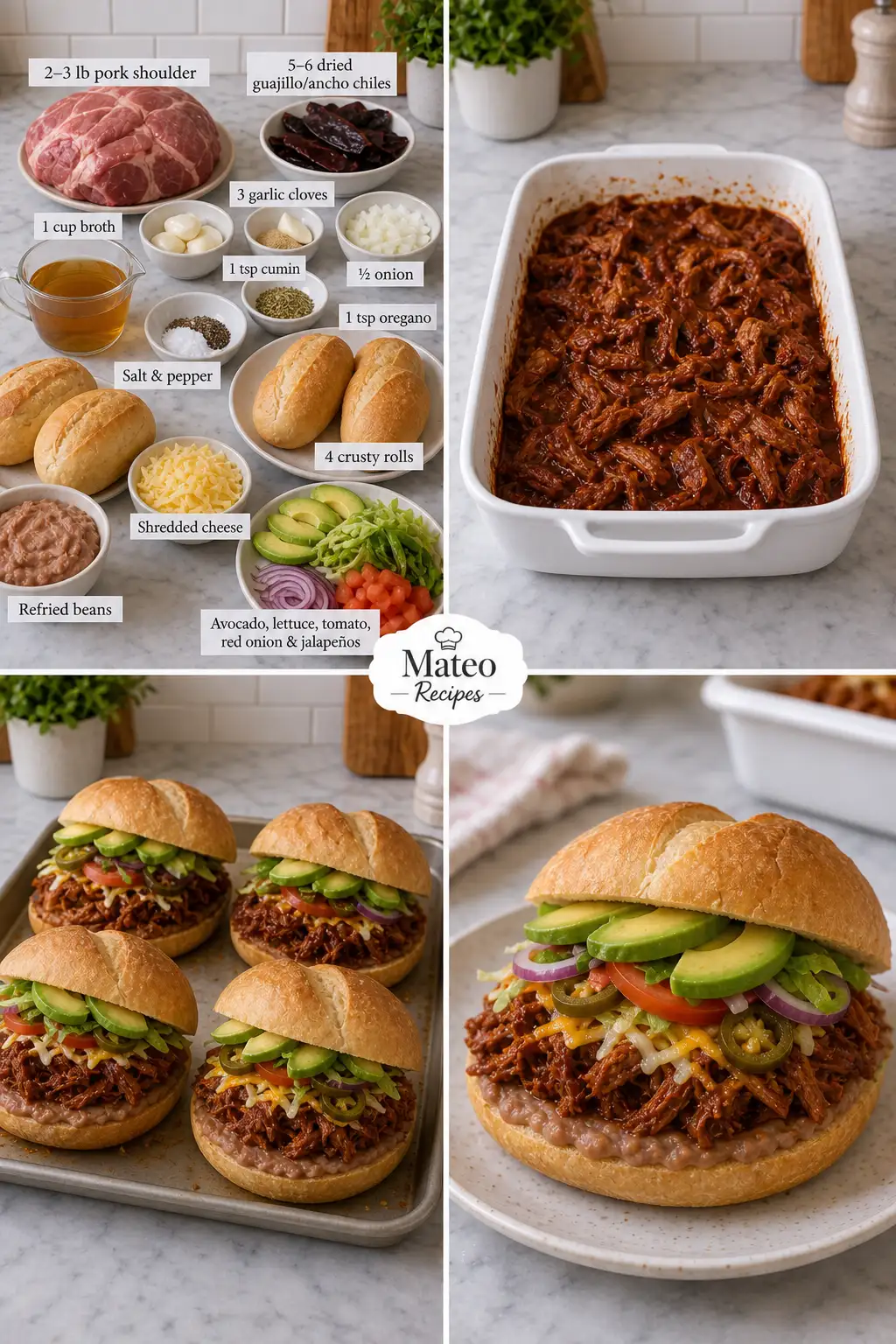 Mexican Pulled Pork Sandwich