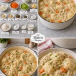 EASY HOMEMADE CHICKEN & DUMPLINGS