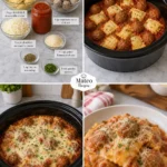 Slow Cooker Cheesy Ravioli & Meatballs