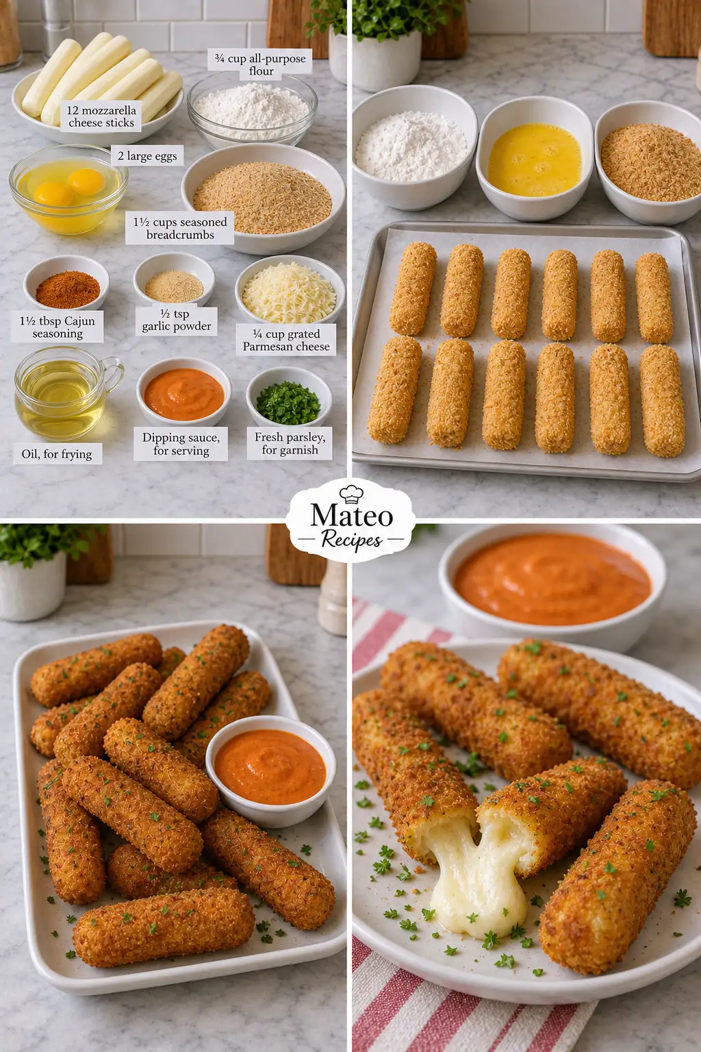 Cajun-Spiced Cheese Sticks