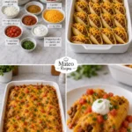 Cheesy Taco Beef Stuffed Jumbo Shells