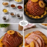 Slow-Cooker Glazed Ham with Pineapple